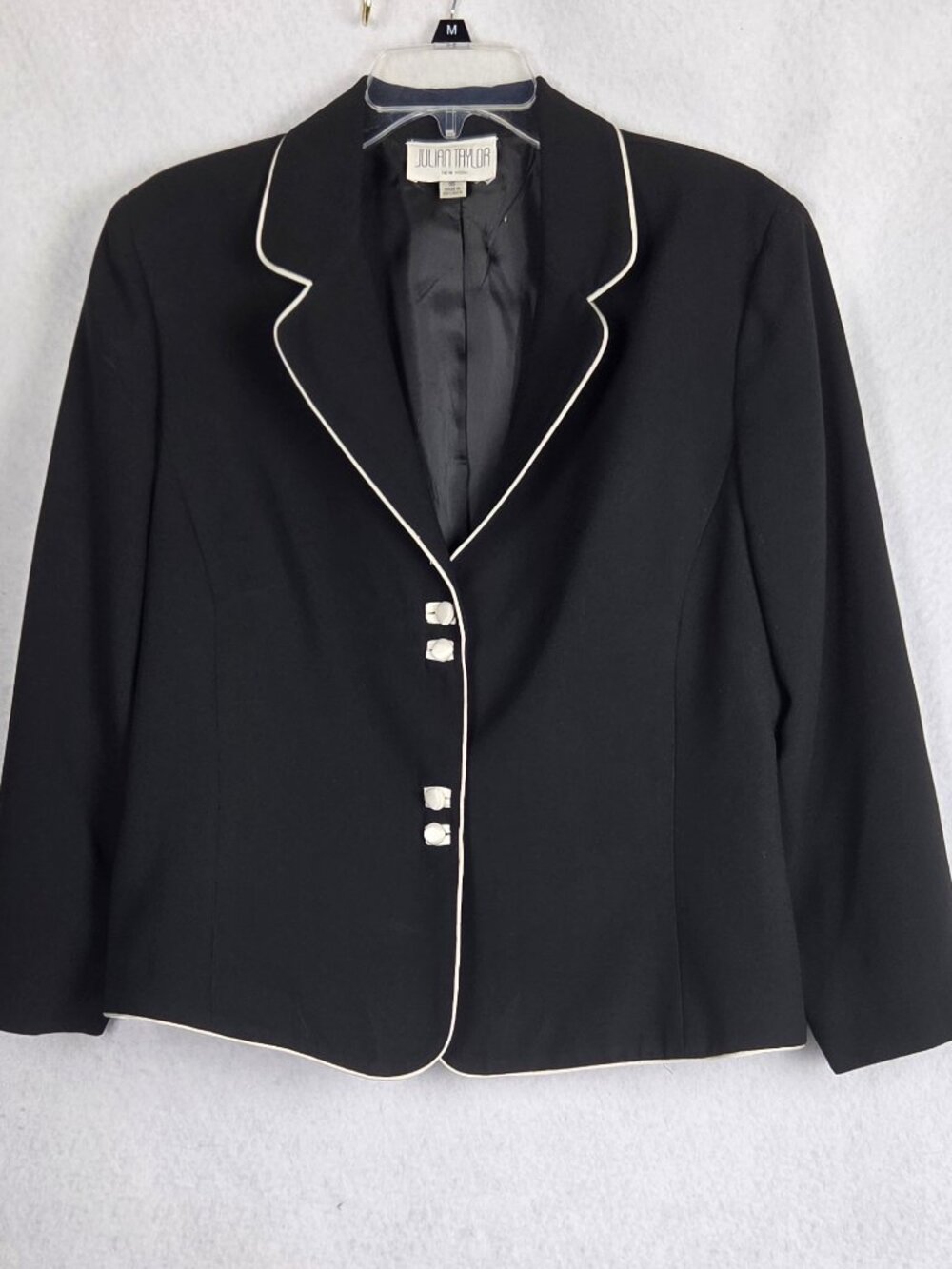 Julian Taylor New York Jacket Black Jacket Size 16 Business